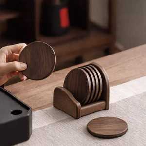 Wooden coaster for Home Decorative and Natural Wooden Color for Tableware Decorate for Home Kitchenware Use - Product Image 4