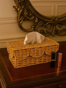 Boîte à mouchoirs en rotin naturel sélectionnée, multi-formes, décorative, organisateur de meubles, du Vietnam, OEM ODM, vente en gros – Indispensable - Product Image 3