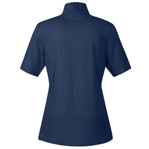 Polo à rayures Luck Panther, col montant, style esthétique, vêtements de sport de tennis pour femmes, t-shirts polo à demi-fermeture éclair sur le devant, hauts de sport décontractés courts - Product Image 4