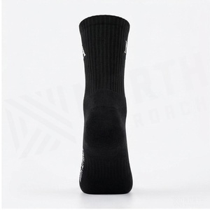 North Approach Crew <b>Socks</b> <b>Black</b> Letter Print Breathable Adults Spring Casual <b>Socks</b> - Product Image 2