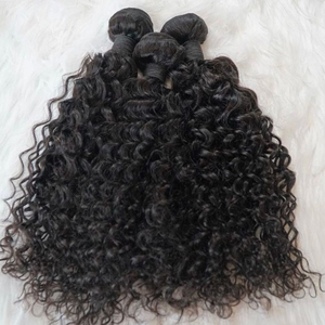 Cheveux vierges indiens de qualité supérieure, tissage ondulé profond, noir naturel, lots de qualité export. - Product Image 4
