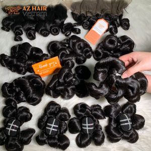 Venta al por mayor 2024 Cabello virgen vietnamita con rizo de huevo, paquetes de cabello humano natural, extensiones de cabello Remy de doble densidad - Product Image 2