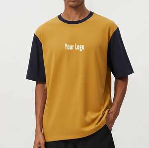 Camiseta Oversize de Algodón 100% de Alto Gramaje para Hombre, Ajuste Holgado, Estampada, Precio Accesible, Top de Tendencia, La Mejor Camiseta Oversize para Hombre - Product Image 1