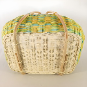 Bulk deal handcrafted rattan picnic <b>baskets</b> storage <b>hamper</b> container <b>basket</b> <b>for</b> outdoor dinings - Product Image 6