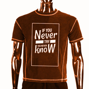 Camiseta Personalizada con Lavado Ácido, Estilo Vintage Unisex, Fabricante OEM de Marca Privada, Corte Regular, Manga Corta - Product Image 5