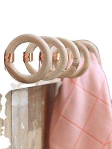 แหวนผ้าเช็ดปากทำจากไม้ทำด้วยมือแหวนผ้าเช็ดปากสุดหรูรูปทรงวินเทจไม่ซ้ำใครสำหรับปาร์ตี้วันหยุดงานแต่งงานโอกาสพิเศษ - Product Image 4