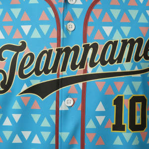 Maillots de baseball respirants personnalisés par sublimation OEM, uniformes d'équipe, maillots de softball, tenues de club en gros, hauts en twill pour équipes - Product Image 4