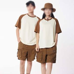 เสื้อยืดคอกลมทรงบ็อกซี่ ตัดเย็บพิเศษ คุณภาพสูง พิมพ์ลายวินเทจ ผ้าถักเนื้อหนา ตัดชายดิบ - Product Image 5