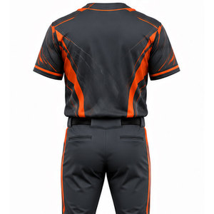 Baseball Uniform Lightweight <b>Athletic</b> Wear Breathable Fabric Comfortable Team Outfit Stylish Look - Product Image 5