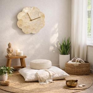 Superbe offre : horloge murale en nacre durable, mosaïque de coquillages, décoration naturelle, horloge décorative - Product Image 5