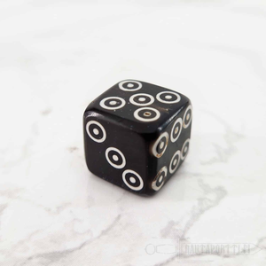 Vintage Style Horn <b>Dice</b> <b>Set</b> – Handcrafted Game Pieces - Product Image 1