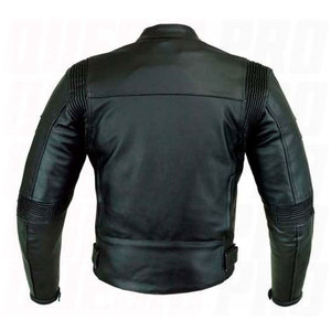 Men's Motorbike Genuine Leather <b>Jacket</b> Windproof Breathable <b>Motorcycle</b> Riding Coat Premium Cowhide Leather Biker <b>Jackets</b> - Product Image 2