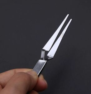 Juego de 4 Pinzas de Precisión de Acero Inoxidable, Pinzas Autoblocantes para Belleza, Arte de Uñas y Joyería, en Plata, Herramienta Multiusos para Manualidades - Product Image 3