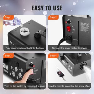 Handheld 650W Hanging Snow Making Machine <b>Stage</b> <b>Equipment</b> <b>System</b> for Holiday Decorations - Product Image 6