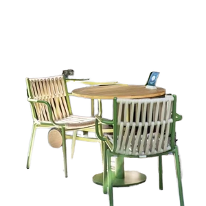 Bắc Âu ngoài trời Bàn ghế sân vườn ban công mây quán cà phê khách sạn Thiết kế ghế mây - Product Image 6