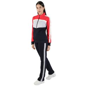 Panneaux de couleur de loisirs à motif solide 2 ensembles de pantalons longs avec poches survêtements et survêtements pour tenues de famille-Hiver - Product Image 1