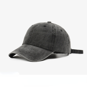 Premium Washed Cotton Baseball Cap Featuring Vintage Denim Texture Adjustable Strap Back Sporty Breathable Sun Hat Daily Wear - Product Image 6