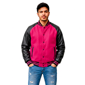 Blouson universitaire personnalisé pour les boutiques, fabricant de vêtements streetwear, blouson Letterman, vente en gros, vêtements à marque privée, fournisseur OEM - Product Image 1