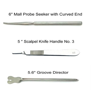 22 Pcs Advanced <strong>Dissection</strong> <strong>Kit</strong> for Anatomy Biology Medical <strong>Student</strong> <strong>Kit</strong> With Scalpel Knife Handle - 11 Blades Steel Ce Manual