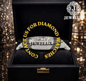 Montre Hip Hop en Diamant Moissanite Premium pour Hommes, Montre-Bracelet de Luxe Étanche pour Usage Quotidien et Événements Spéciaux en Vente - Product Image 1