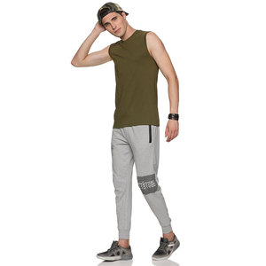 Débardeurs de sport décontractés pour hommes, best-seller, design côtelé personnalisé, débardeurs de gym grande taille, tricotés extensibles, coupe ajustée, couleur unie, personnalisables - Product Image 5