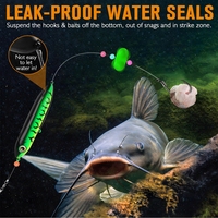 Vente en gros de leurres de pêche artificiels de haute qualité et attrayants, en matériau ABS, avec perles sonores, types Minnow, Crank et pour la pêche au poisson-chat en rivière