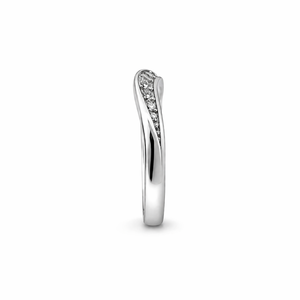925 <b>Sterling</b> <b>Silver</b> <b>Wedding</b> Ring Women Cubic Zirconia Bridal <b>Band</b> Minimalist Engagement Jewelry - Product Image 3