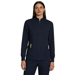 Chaqueta Sanitaria Unisex de Spandex/Poliéster Tejido Ajustada y Elegante para Enfermeros y Doctores, Transpirable - Product Image 1