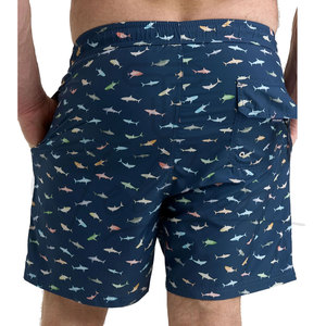 Shorts de bain pour hommes grande taille à rayures, séchage rapide, imperméables, pour la plage, le surf et la natation, vente chaude - Product Image 2