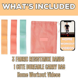 Wholesale Custom Logo Hip Booty Exercise <b>Bands</b> Set 3 Level Fabric Elastic Resistance <b>Bands</b> Fitness Body Building <b>Workout</b> Home - Product Image 4