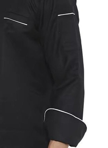 Uniforme de Chef Personalizado al por Mayor, Unisex, Transpirable, de Doble Botonadura, para Restaurante y Cocina, con Logotipo Personalizado, Manga Larga, para Mujer - Product Image 6