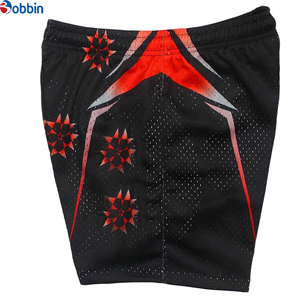 Comfortable Men's Summer Sublimated Gym Men's Short Custom Printing Solid Color Mesh Short Beachwear Short Elastic Waist - Product Image 3