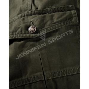 Pantalones tácticos multibolsillos para exteriores, impermeables, para senderismo, caza, 100% algodón, tela de lona, pantalones cargo de trekking para hombre - Product Image 5