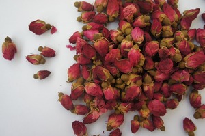 Bourgeons de rose séchés en vrac, thé en fleurs, pétales de fleurs rouges naturels et biologiques, thé aux herbes en vrac pour la santé - Product Image 2