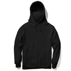 Kivotech Pull-over unisexe surdimensionné en coton épais 100% avec cagoule intégrée, sweat à capuche à manches longues pour homme - Product Image 1