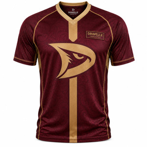 เสื้อแข่งขันคอร์นโฮลแบบซับลิเมชั่นเต็มตัวสำหรับผู้ชาย ผลิตตามสั่ง (OEM) ผ้าปิเก้ โพลีเอสเตอร์ สแปนเด็กซ์ แห้งเร็ว สำหรับทีมกีฬา - Product Image 2