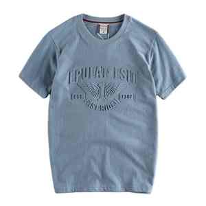 Camisetas personalizadas con serigrafía, relieve y bordado, logotipo en relieve, camiseta para hombre - Product Image 6