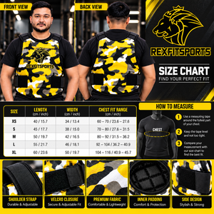 Gilet de sport personnalisé en gros OEM, fabricant pakistanais, protection de poitrine camouflage pour l'entraînement, équipement d'entraînement d'équipe - Product Image 3