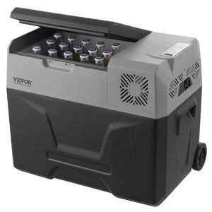 Refrigerador Portátil para Auto de 12 Voltios y 40L, Congelador de 12/24V CC con Ruedas y Asa, -4 a -68F - Product Image 1