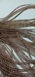Perles Rondelles Lisses en Grenat Naturel de Malaisie, Taille 3mm à 4mm, Bijoux Faits Main de Haute Qualité pour Elle, Certifiées par un Certificat Tierce Partie - Product Image 3