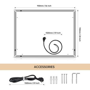 Specchio LED con Controllo Touch - Product Image 6