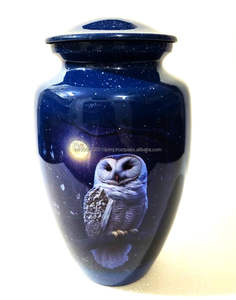 Urna de cremación de bandera americana personalizada de alta calidad para cenizas humanas y mascotas, urnas funerarias de recuerdo de cremación de Metal al por mayor para cenizas - Product Image 5