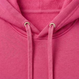Sweat à capuche d'hiver à manches longues pour femme, personnalisable, couleur unie, logo frontal, en molleton de coton pur, anti-boulochage, OEM - Product Image 4