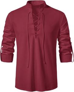 Nueva Llegada, Camisa de Moda para Hombre, Primavera-Otoño, a Rayas, Entallada, con Botones, Manga Larga, para Oficina, Negocios, Blusa de Algodón, Servicio OEM - Product Image 1