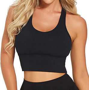 Ropa Deportiva, Conjunto de Top Deportivo y Pantalones Cortos Ajustados de Nailon y Spandex de Secado Rápido para Yoga, Conjunto Deportivo Informal para Fitness - Product Image 5