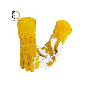 ถุงมือเชื่อม ถุงมือหนังทนความร้อน ถุงมือทำงานที่ทนทาน - Product Image 1
