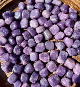 Piedra Semipreciosa de Ágata Muntaha Pulida a Mano, Lepidolita Natural de Primera Calidad, para Sanación Espiritual y Reiki - Product Image 4
