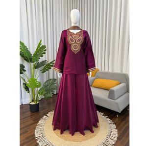 ชุดชาราร่าดีไซน์เนอร์คุณภาพพรีเมียมสำหรับงานเทศกาล งานแต่งงาน และงานเลี้ยงตอนเย็น มีจำหน่ายสำหรับขายส่ง - Product Image 1