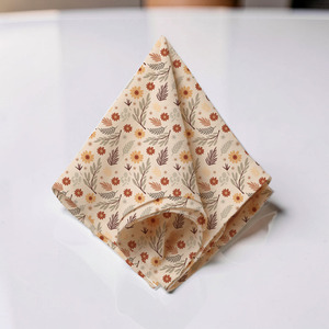 Ensemble de serviettes de table en coton élégantes, serviettes en tissu doux pour la décoration de mariage et d'événements, mise en place de la table - Product Image 2