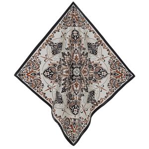 Usine en gros meilleur Bandana cheveux écharpe excellente personnalisé numérique Double face imprimé carré coton écharpe musulmans optimal - Product Image 1